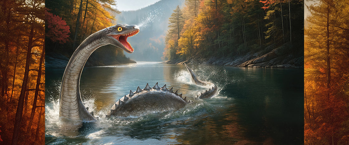 Illustration of a lake creature