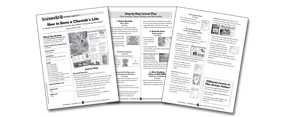 spread of lesson plans